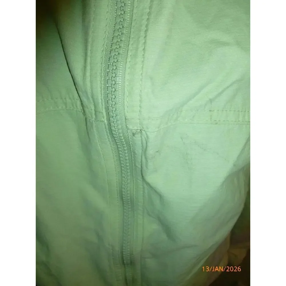 Columbia Jacket Womens Medium Light Green Packable Light Hiking Windbreaker M - Picture 3 of 6